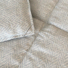 画像をギャラリービューアに読み込む, リネンヘリンボーンハーフダウンケット