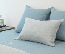 画像をギャラリービューアに読み込む, リネンヘリンボーンピローケース