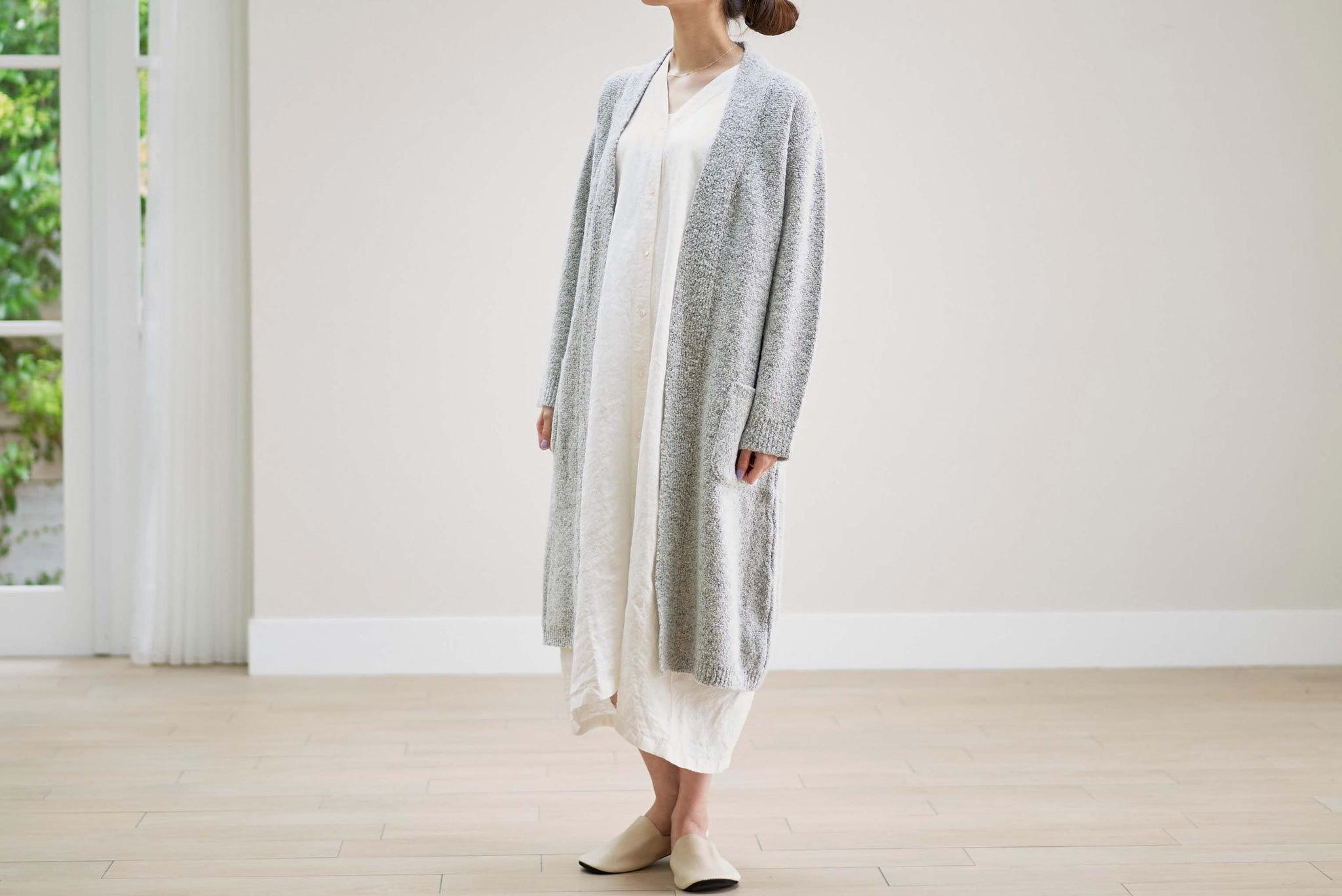 ユニセックス】カシミア混ウールガウン – kokiku